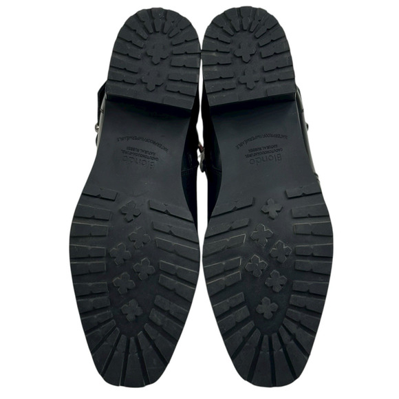 Blondo Shantel Waterproof Black Leather Ankle Boots Womens Size 7.5M Buckle New - Picture 14 of 15